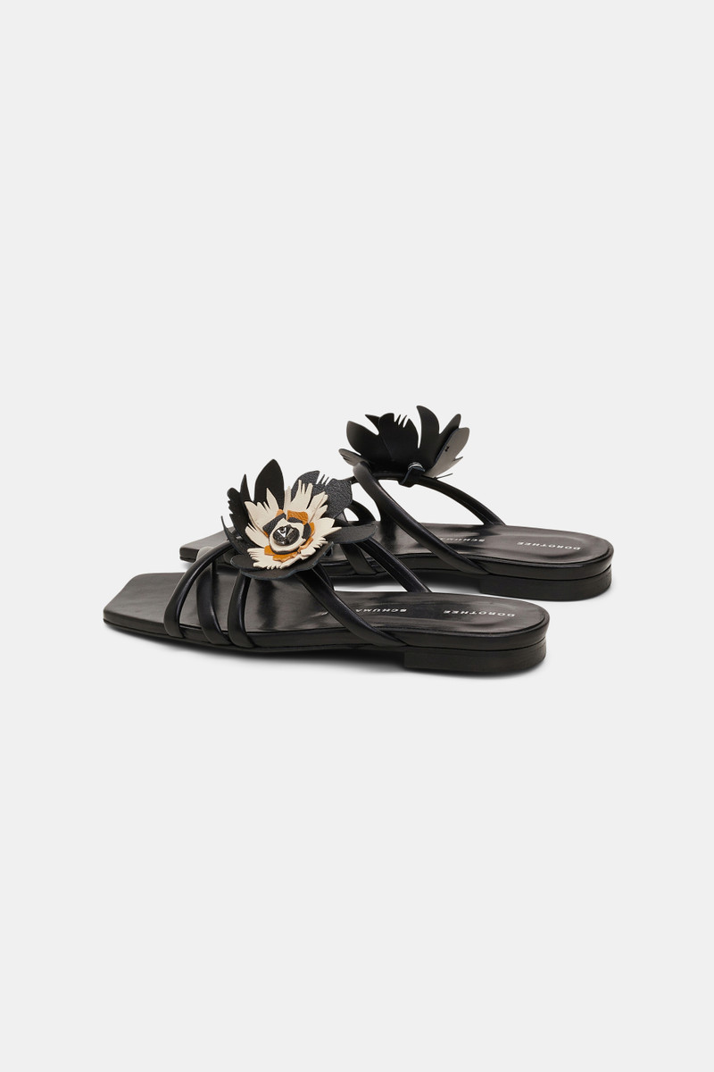 FLORAL STATEMENT flower sandal 8