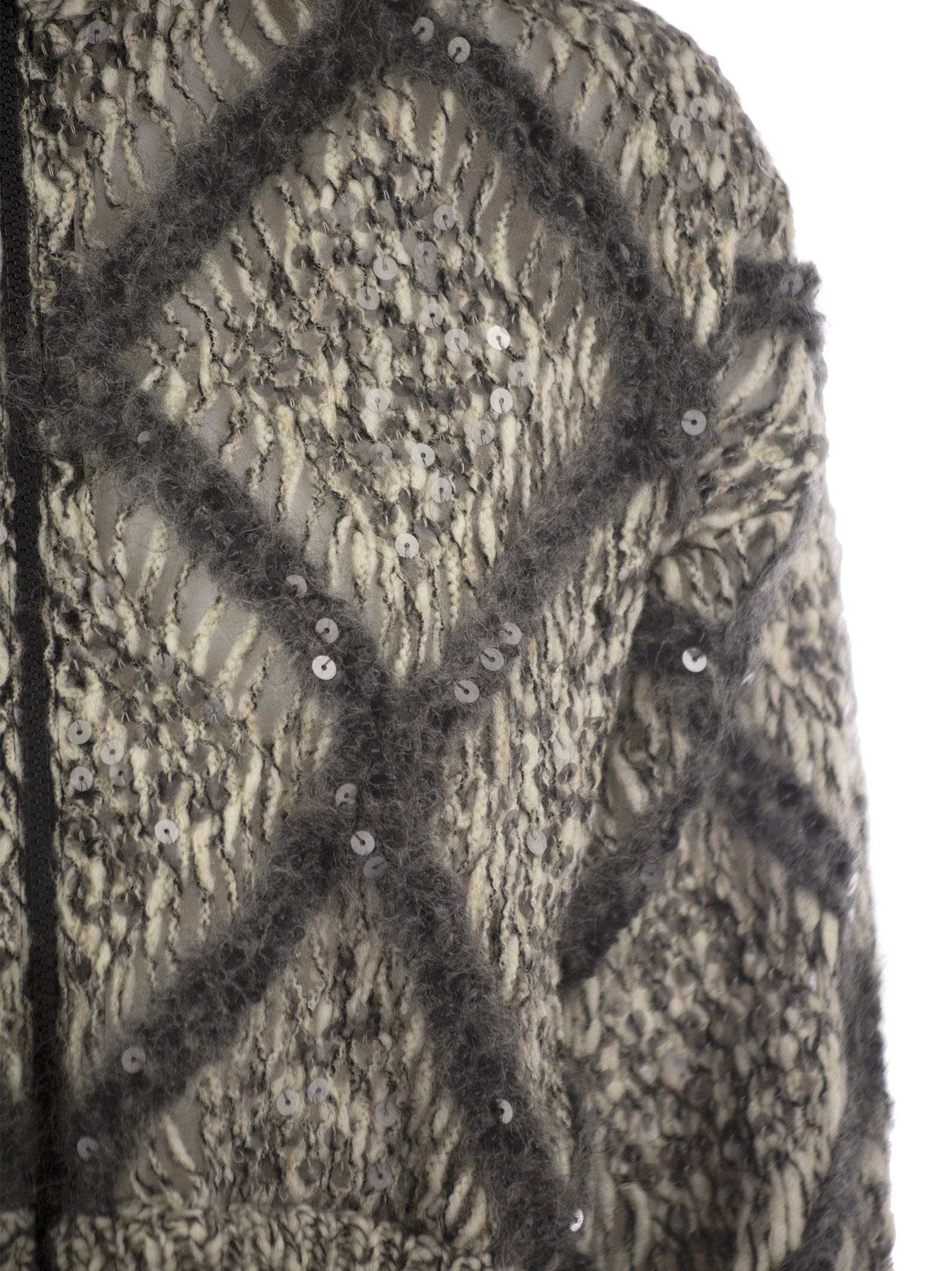 Brunello Cucinelli Women Knitted Wool-Blend Cardigan - 4