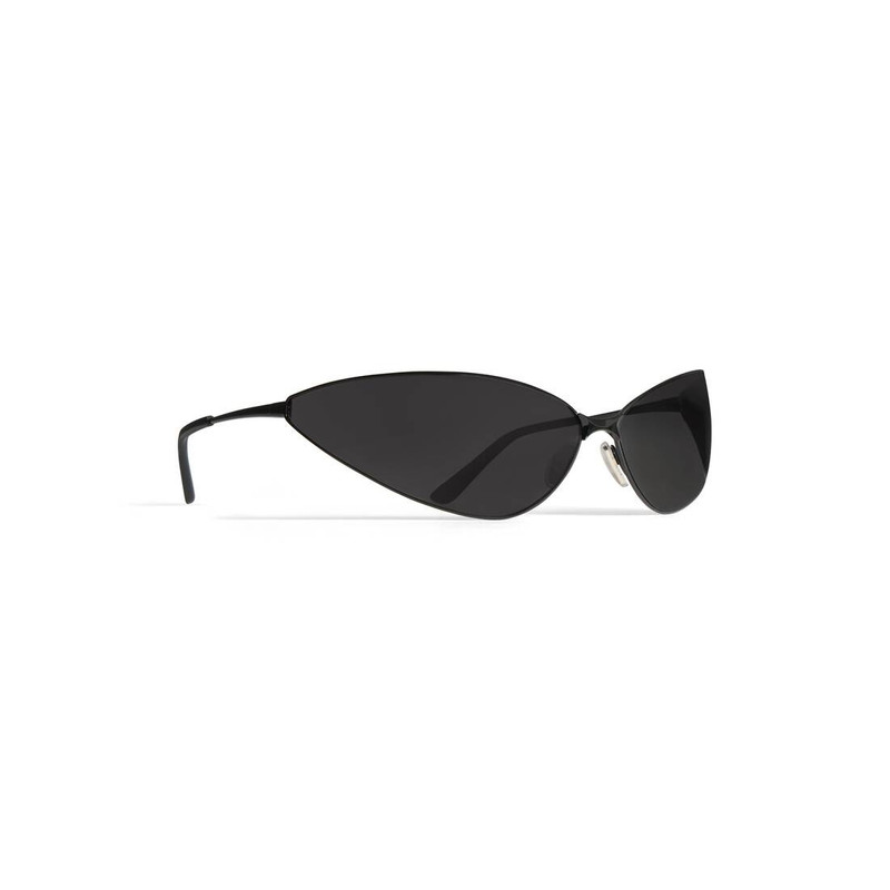 BALENCIAGA Razor Cat Sunglasses  in Black outlook
