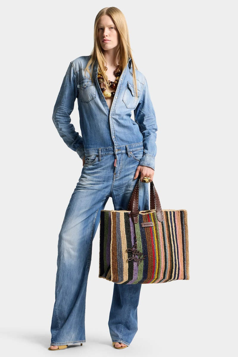 LIGHT WASH TRUCKER JUMPSUIT 3