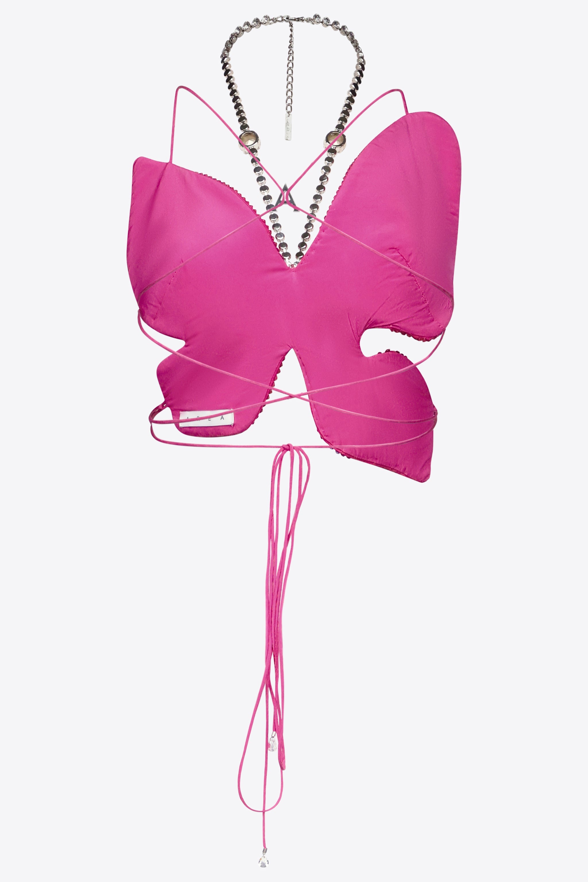 CRYSTAL EMBELLISHED BUTTERFLY TOP - 4
