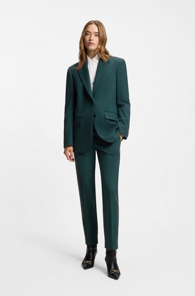 HUGO REGULAR-FIT BLAZER WITH LONG LENGTH outlook