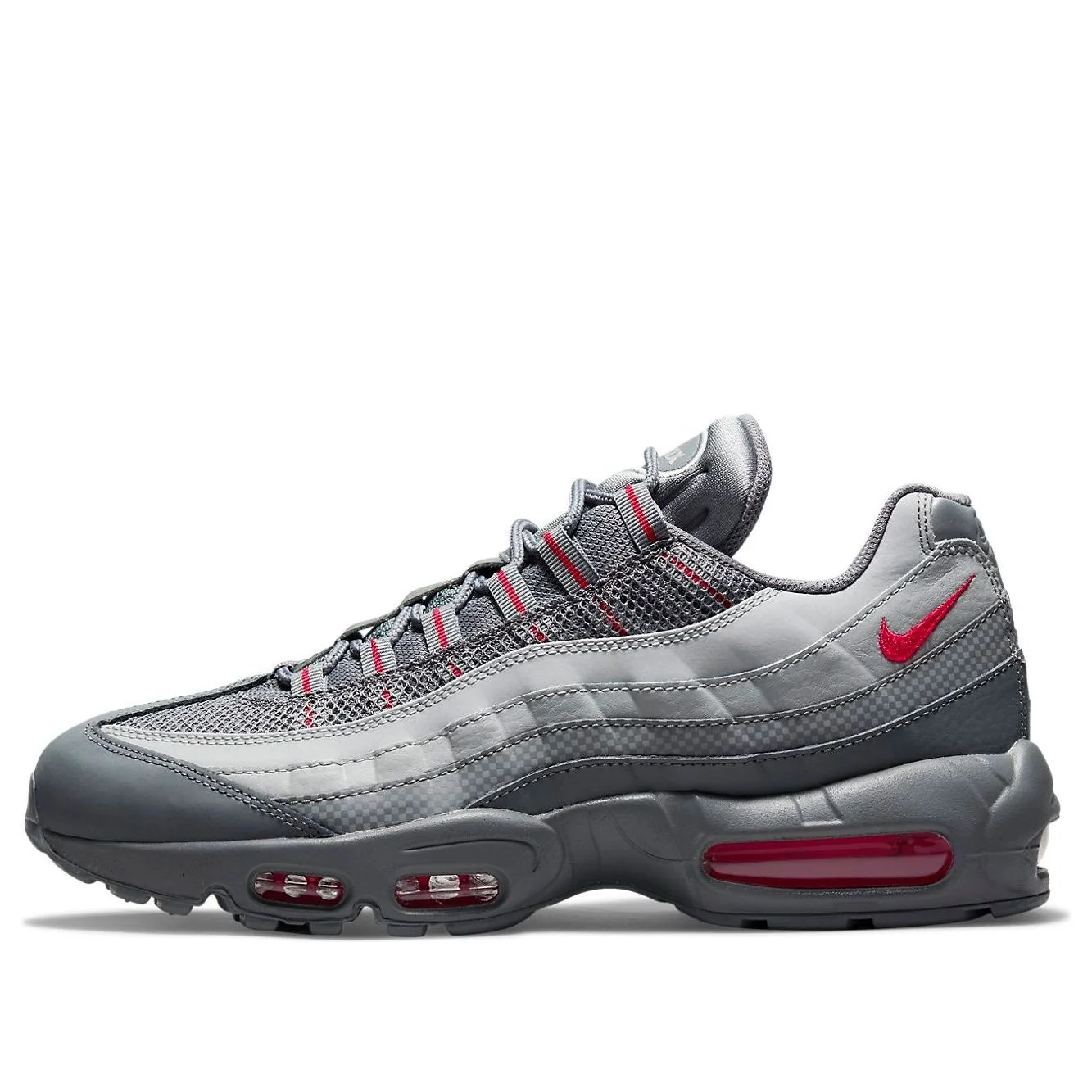 Nike Air Max 95 Essential 'Smoke Grey University Red' DM9104-002 - 1