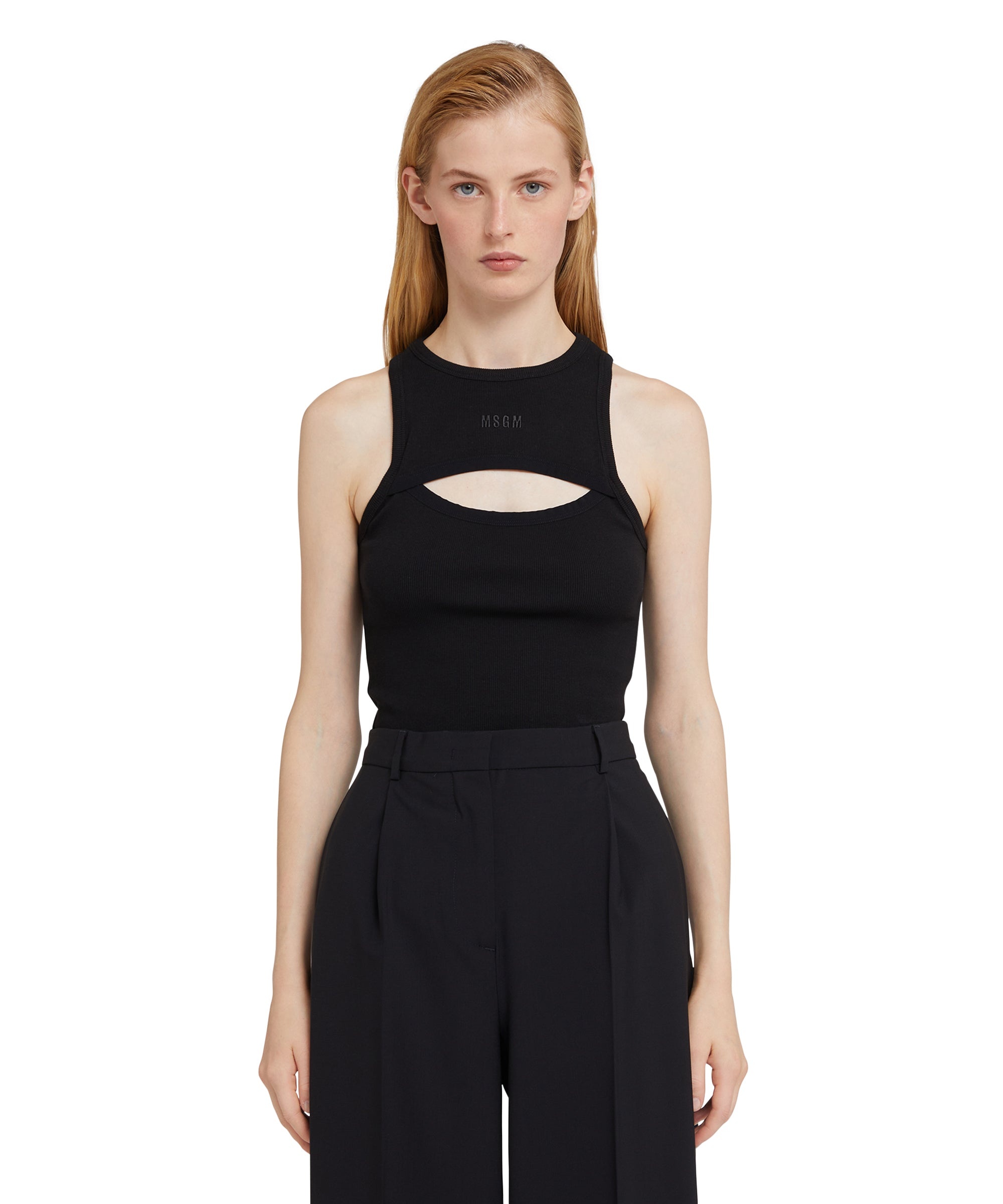 Cotton top MSGM Impact Embroidery - 2