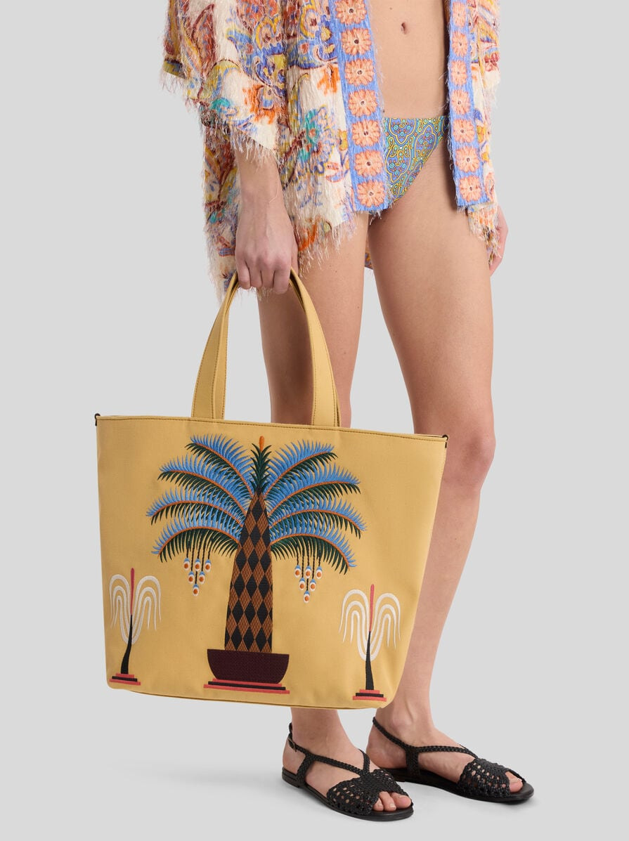 ETRO X AGOSTINO IACURCI LARGE CANVAS BAG - 2