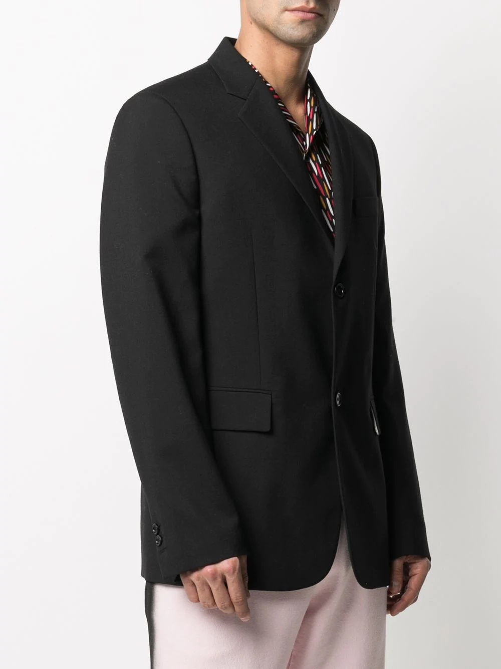 single-breasted wool blazer - 3