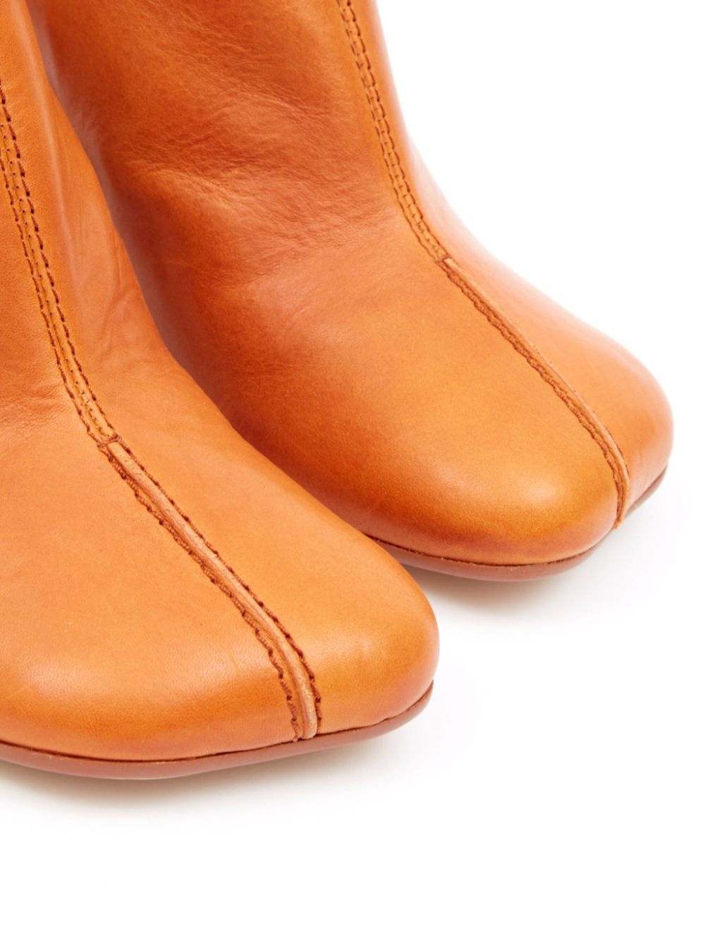 anatomic-toe leather mules - 5