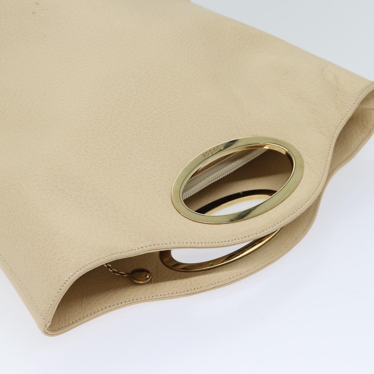 GUCCI Hand Bag Leather Beige 000 1553 000 1553 - 5