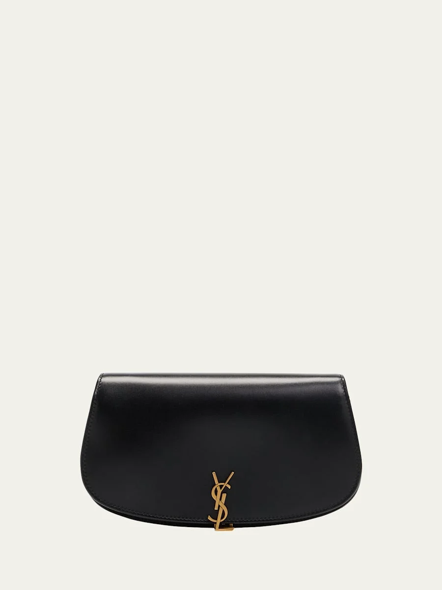 Voltaire YSL Monogram Wallet on Chain in Grained Leather - 1