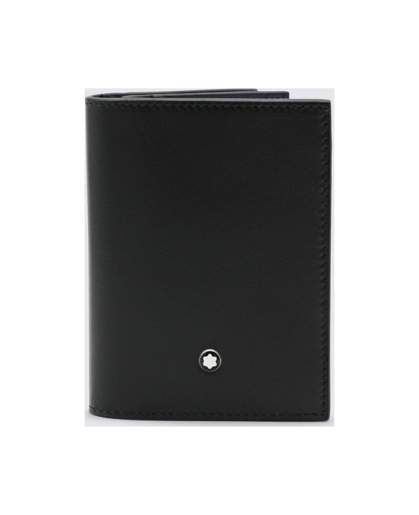 Black Leather Card Holder - 1