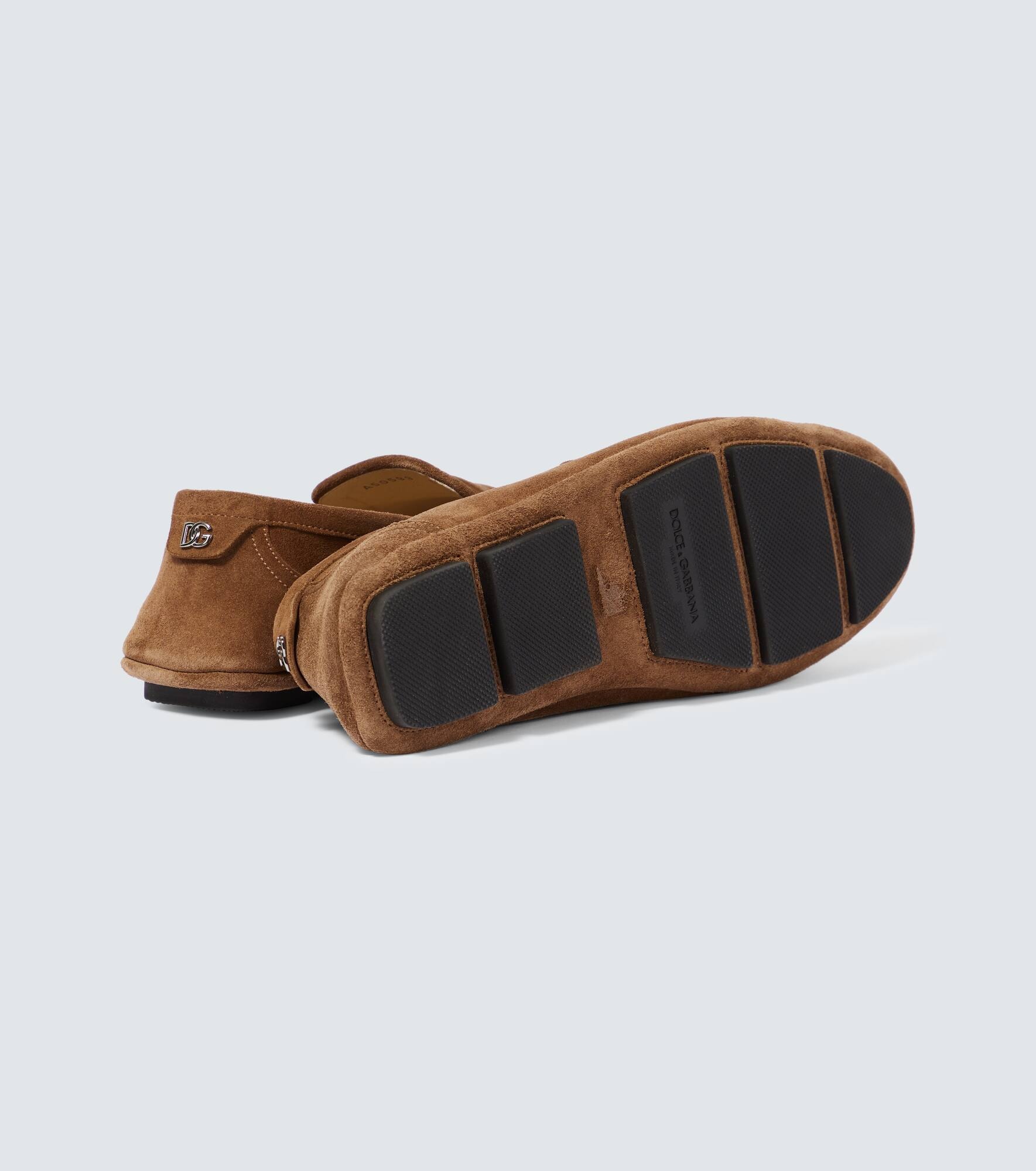 Suede penny loafers - 7