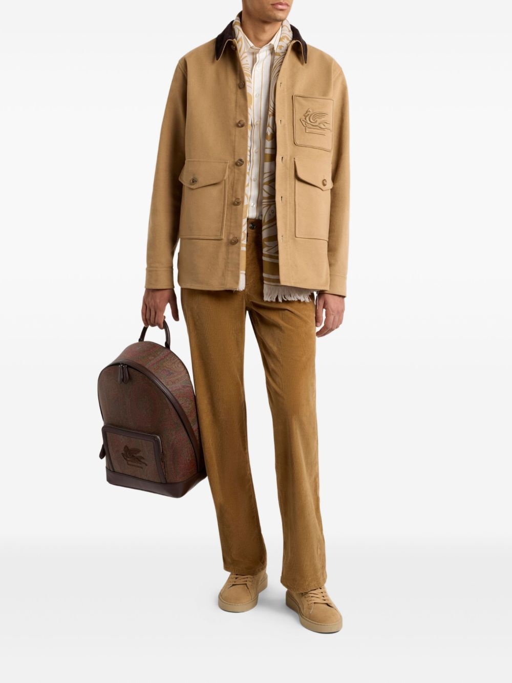 straight-leg corduroy trousers - 2