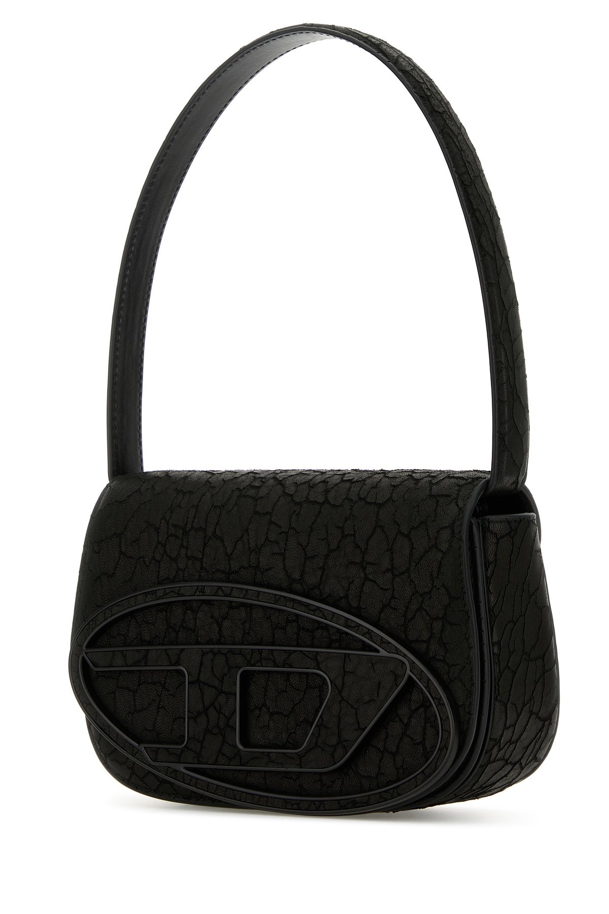 Black leather 1DR shoulder bag - 2