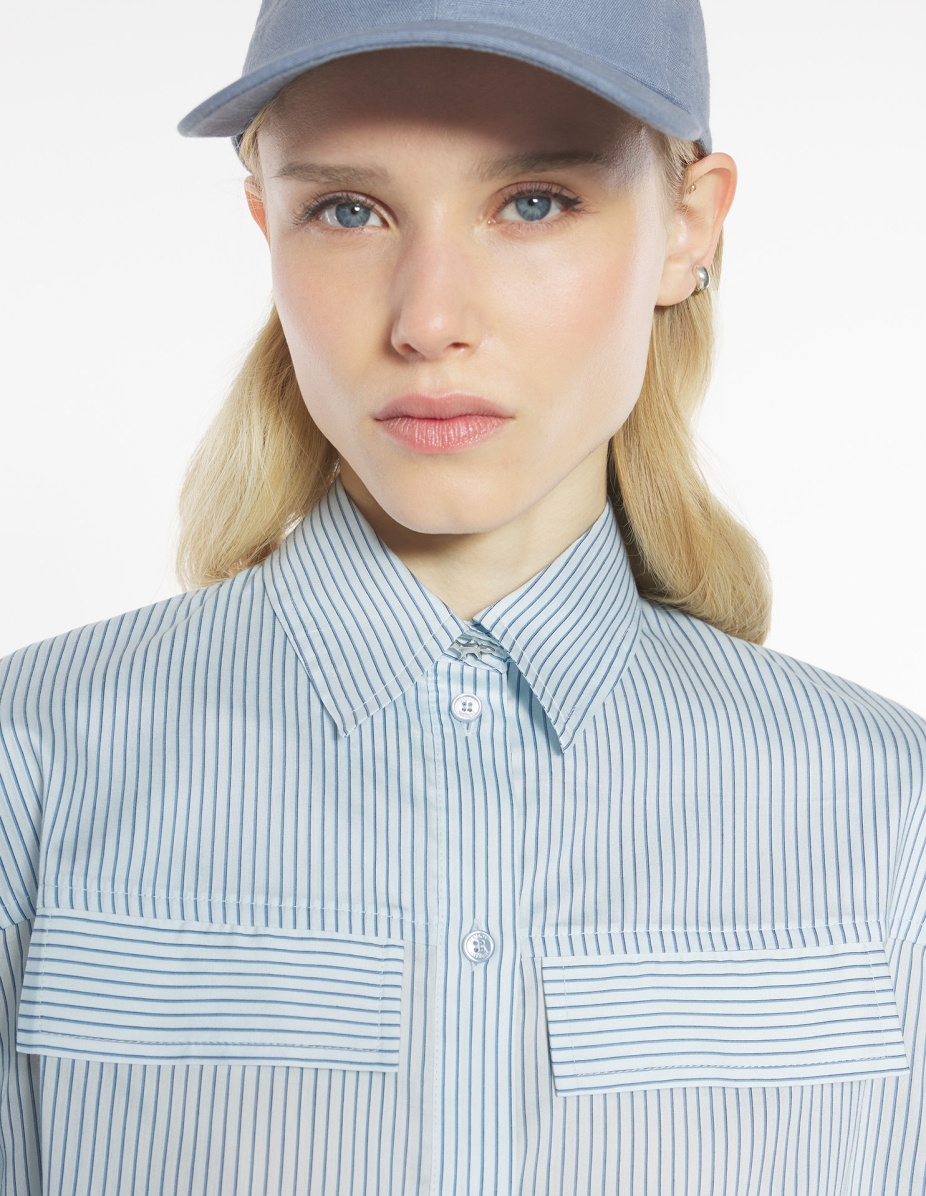 BOXY CROPPED SHIRT - 4