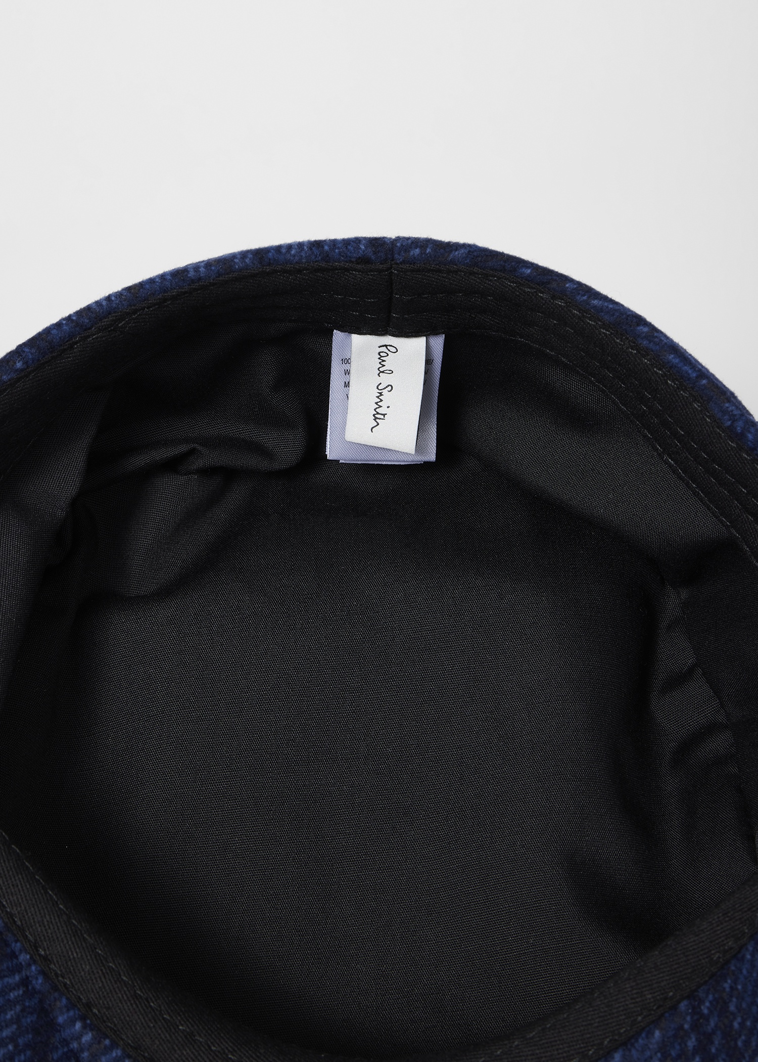 Navy 'Signature Stripe' Flat Cap - 4
