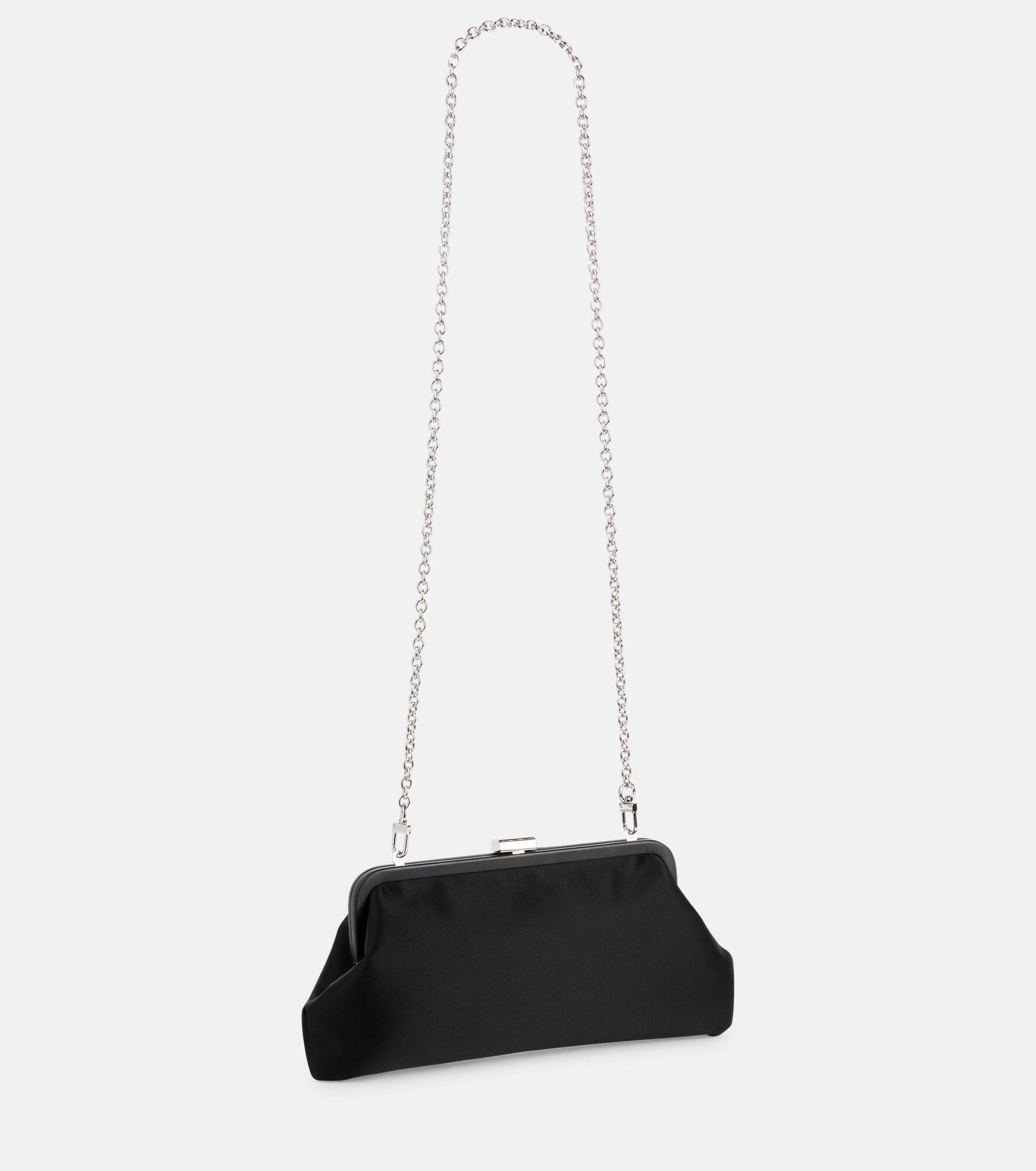 Dorothy embroidered satin clutch - 4
