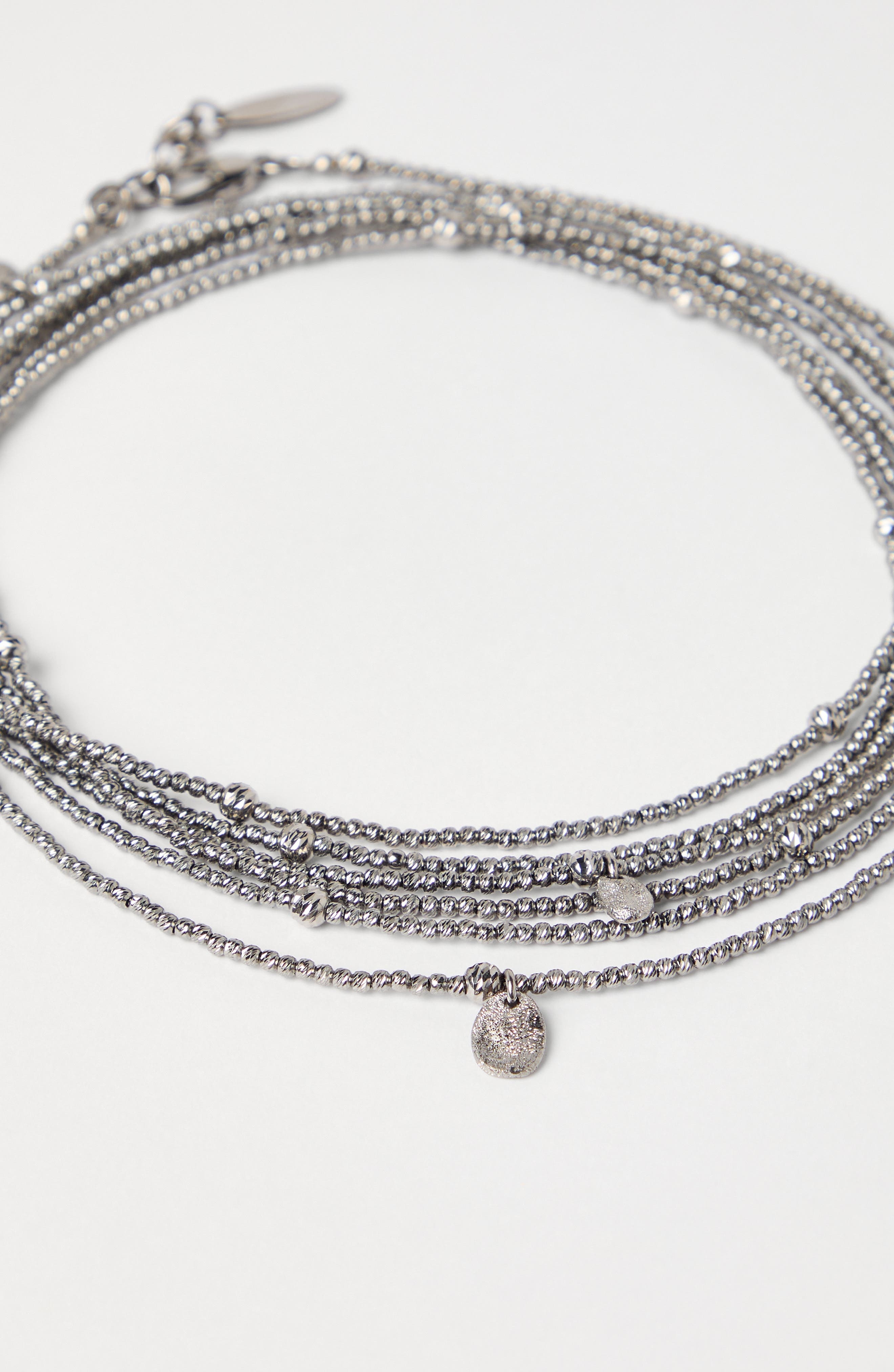 Brunello Cucinelli Wrap Bracelet in Silver at Nordstrom - 3