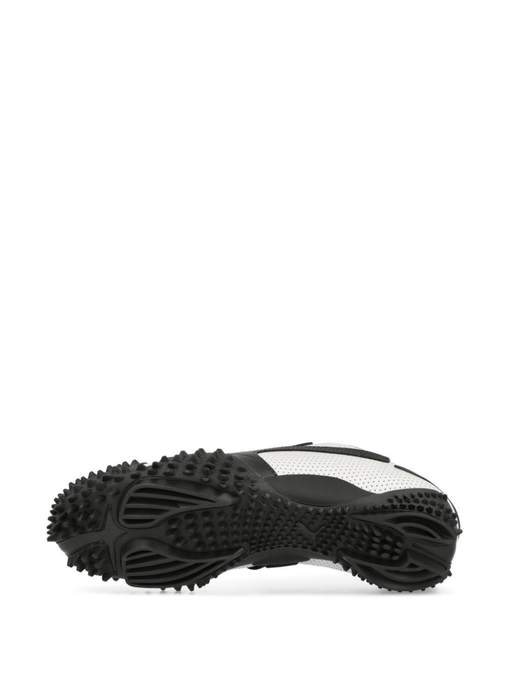 Mostro "Perforated Leather - White / Black" - 6