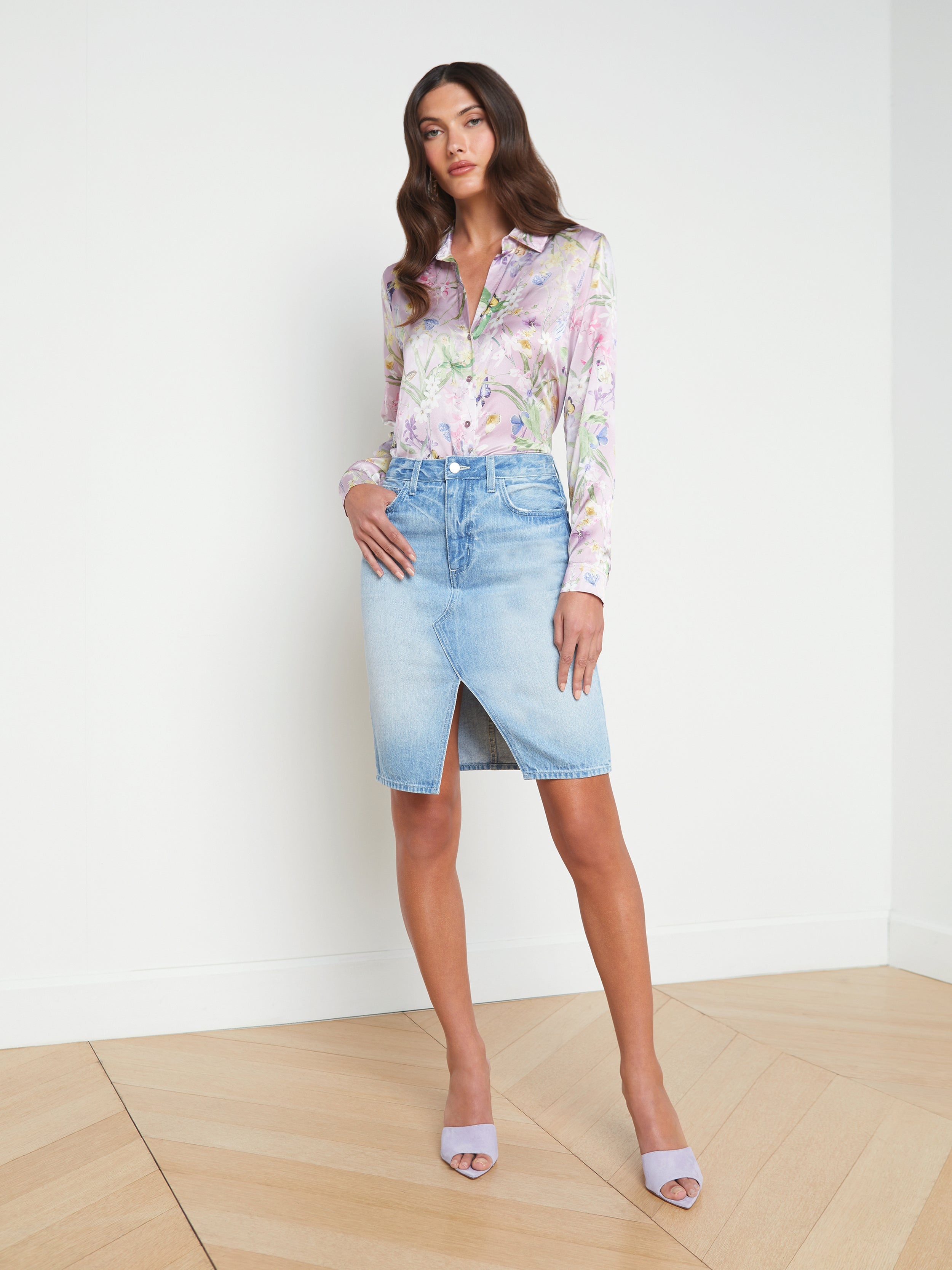 Tylee Denim Skirt - 2