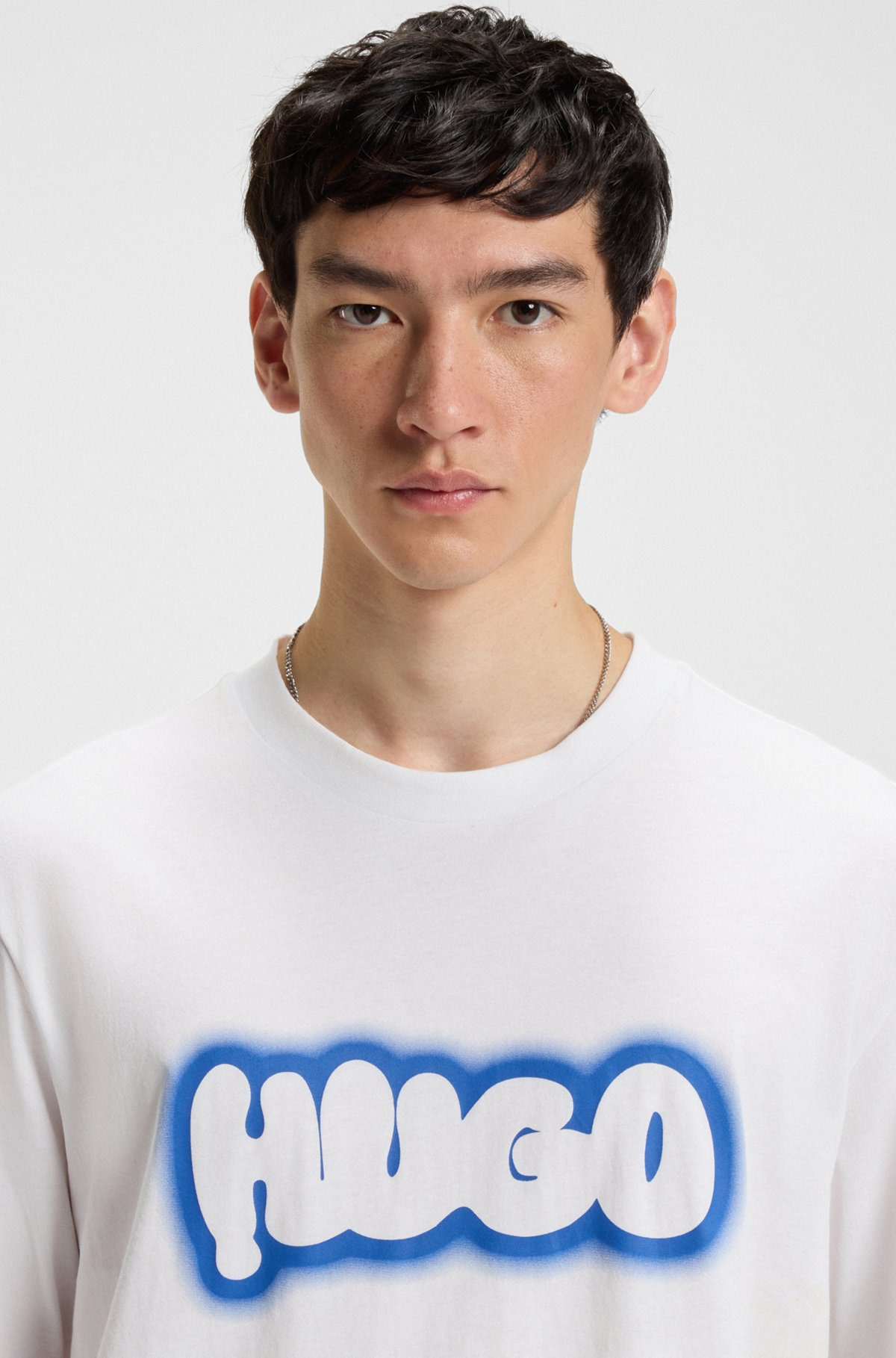 COTTON-JERSEY T-SHIRT WITH LOGO PRINT - 3