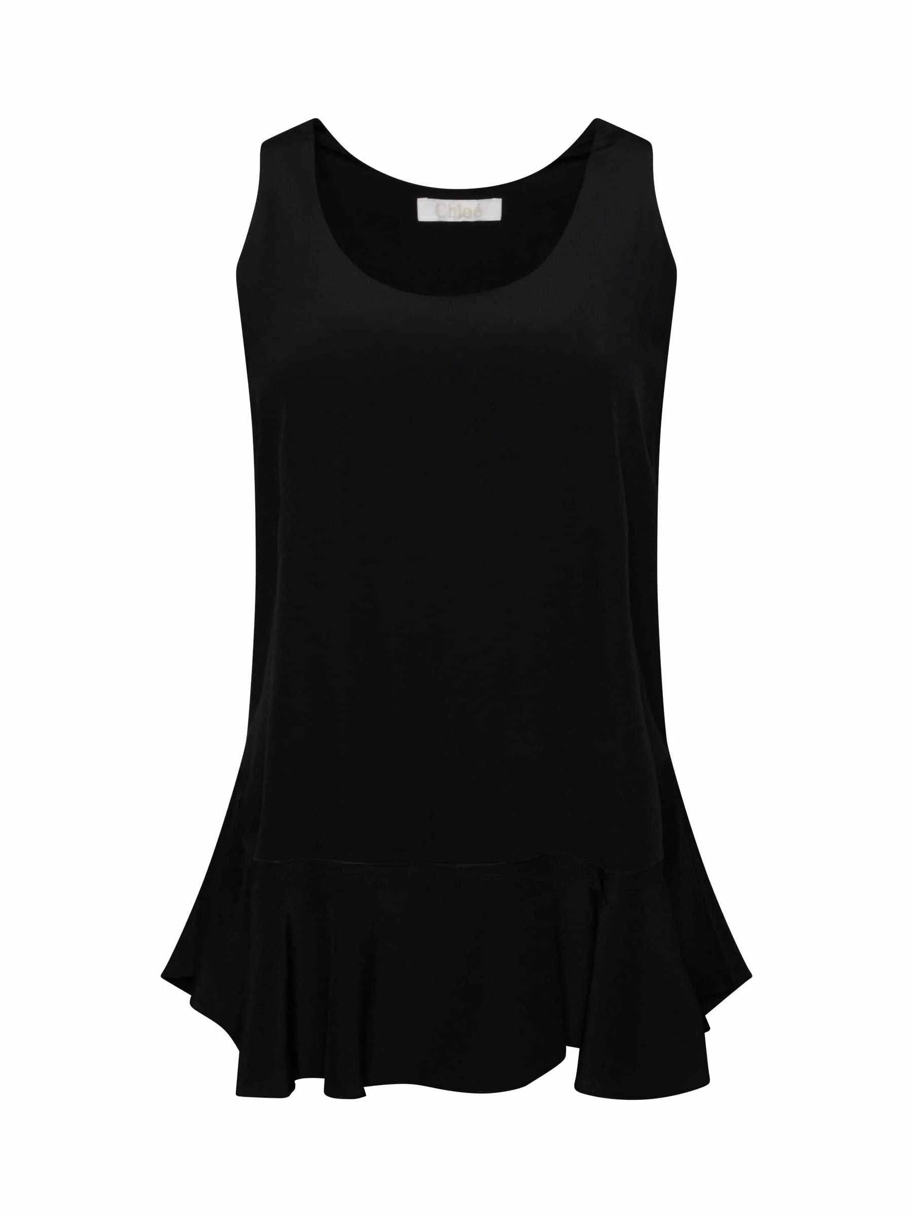 Sleeveless Top in Black - 1