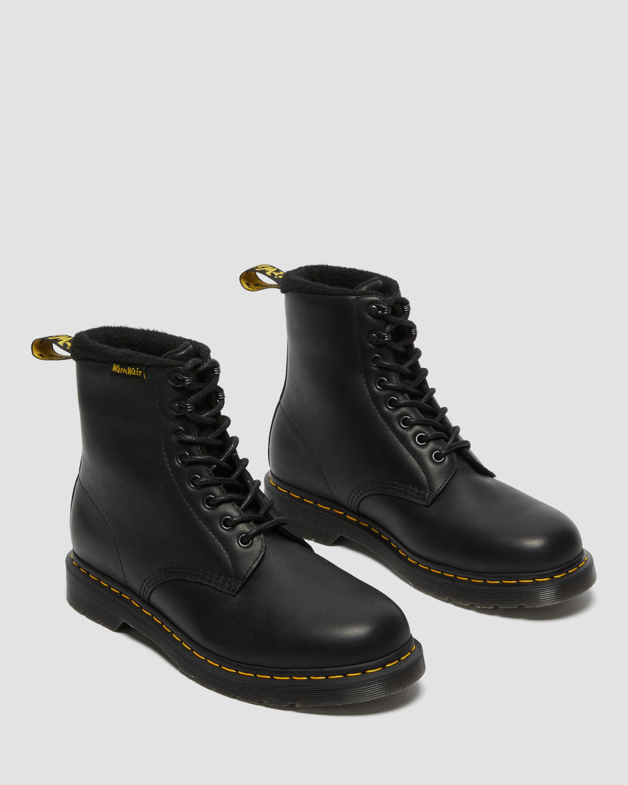 1460 Warmwair Leather Lace Up Boots - 8