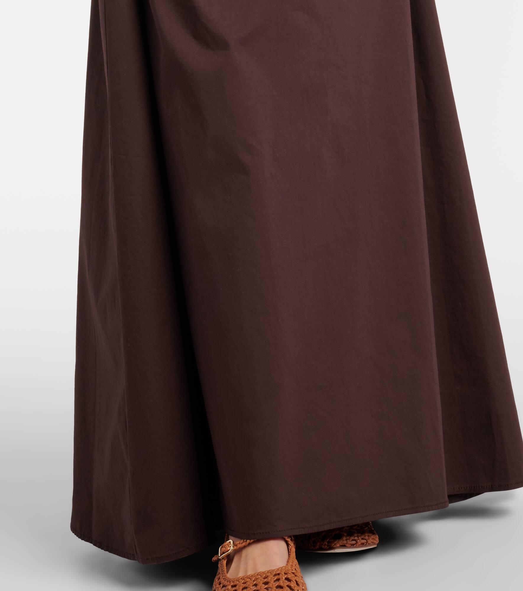 Phare one-shoulder cotton maxi dress - 5