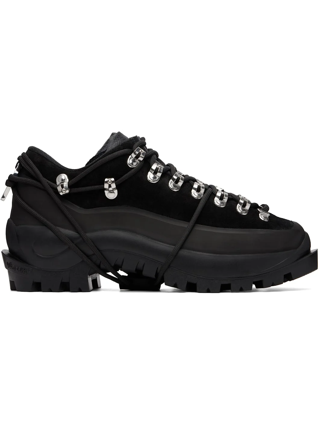Black Low Hiking Boots - 1