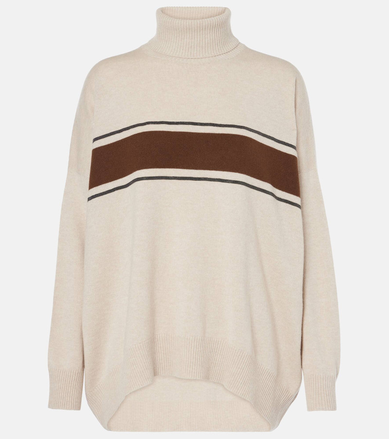 Wool, cashmere, and silk sweater - 1