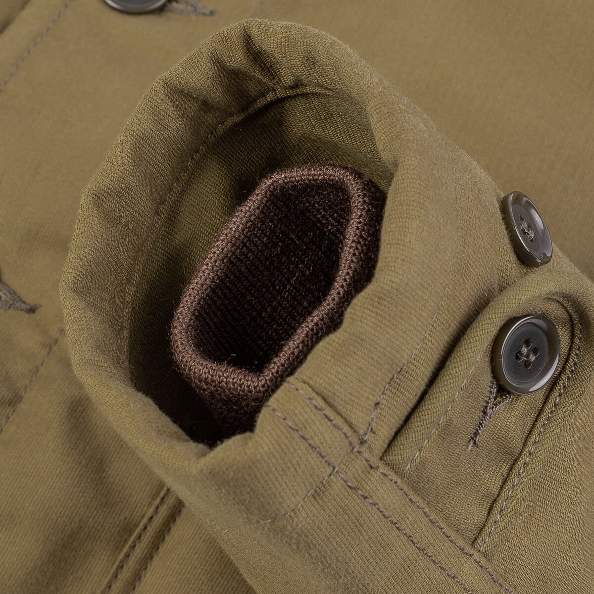 IHM-35-KHA Whipcord N1 Deck Jacket - Khaki - 11