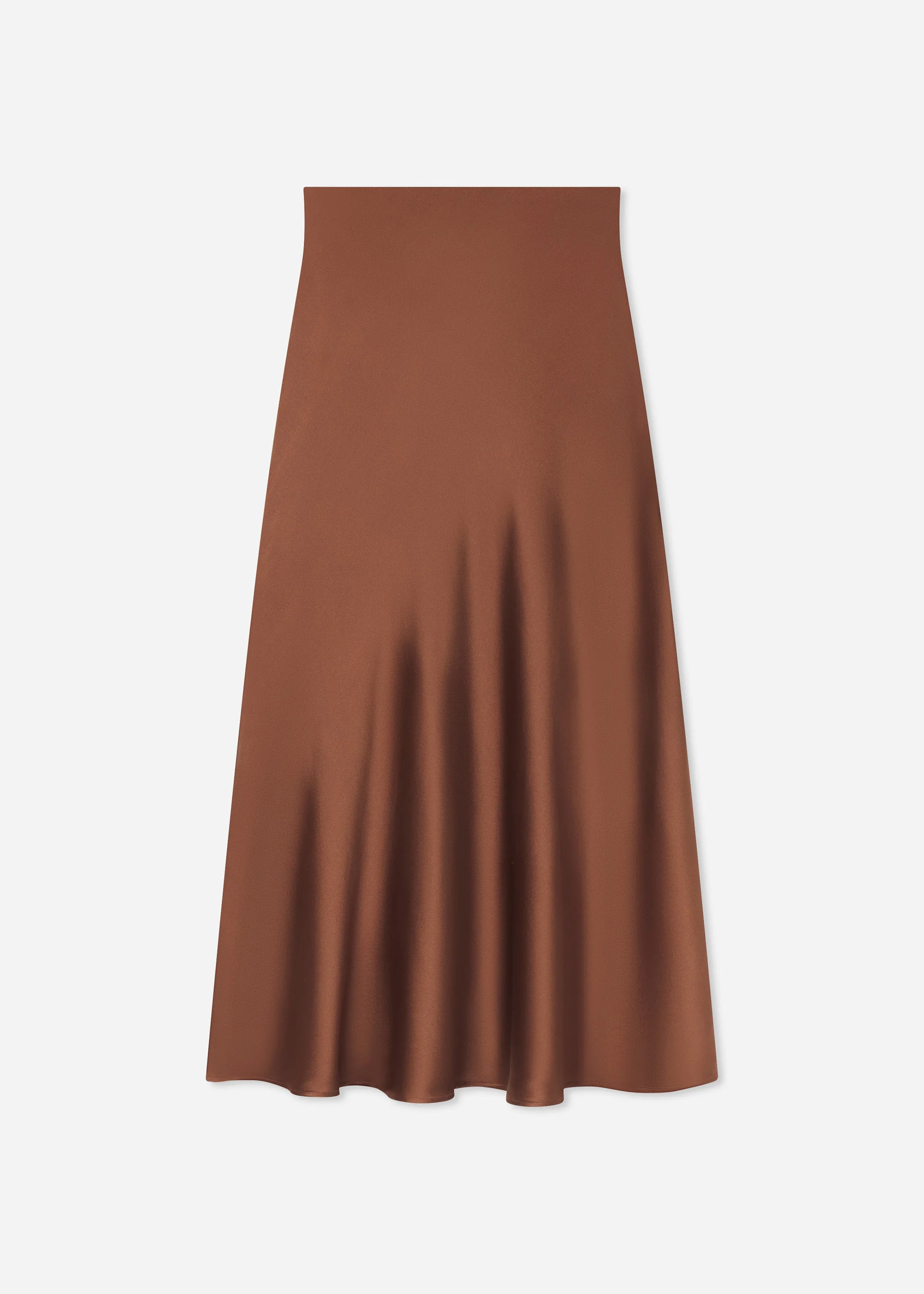 Bias Cut Slip Skirt in Silk - 1