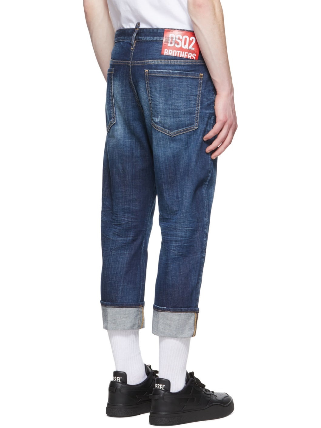 Blue Clean Wash Jeans - 3