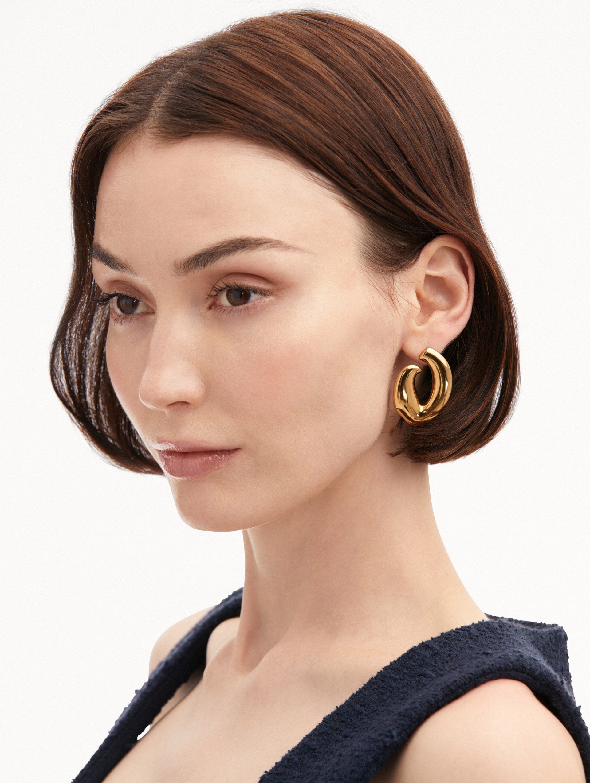 LARGE O STUD EARRINGS - 2