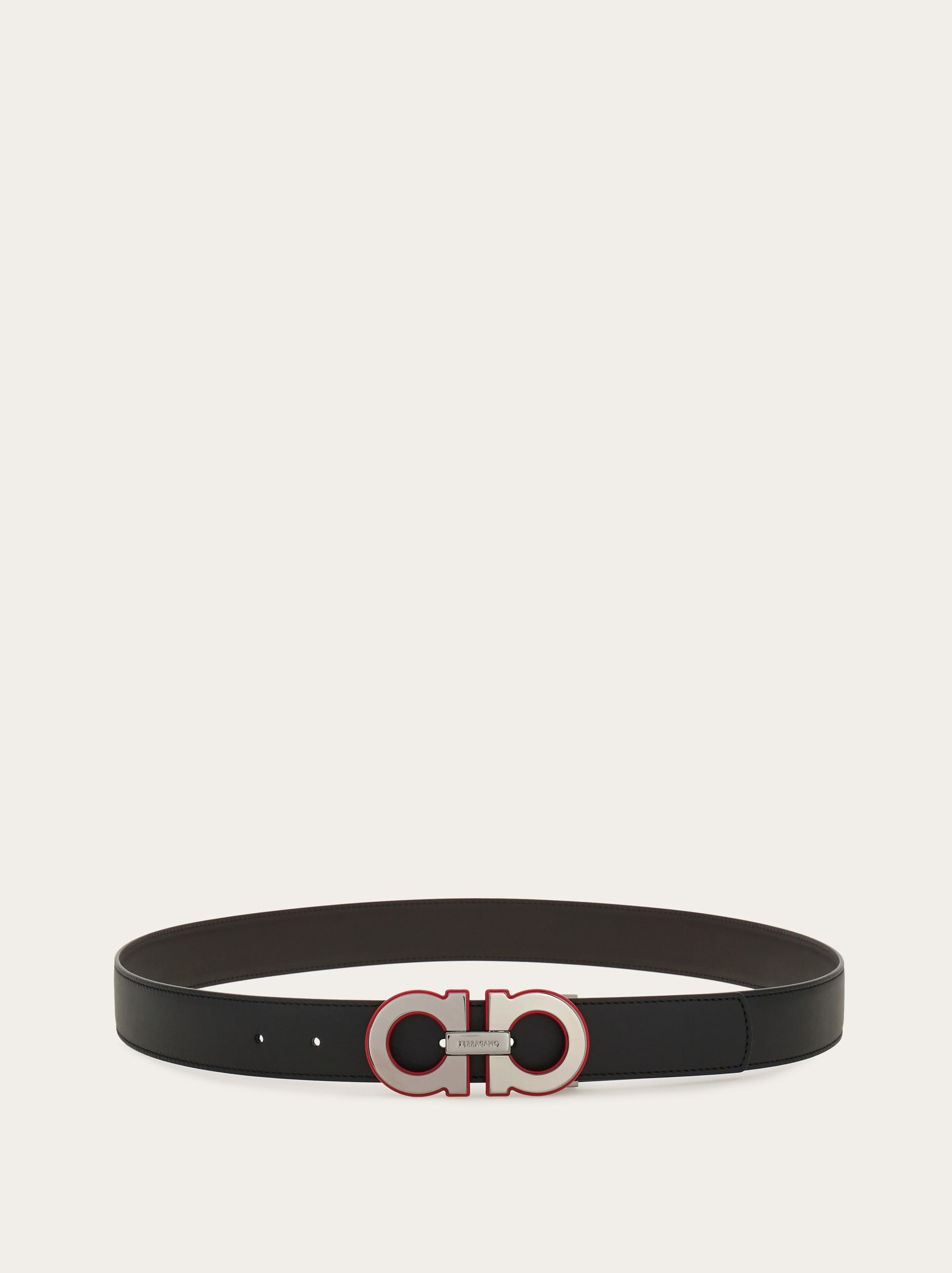 Reversible and adjustable Gancini belt - 3