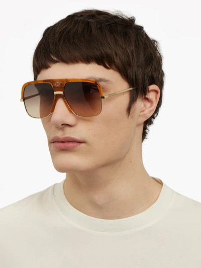 GUCCI Monogram navigator acetate sunglasses outlook