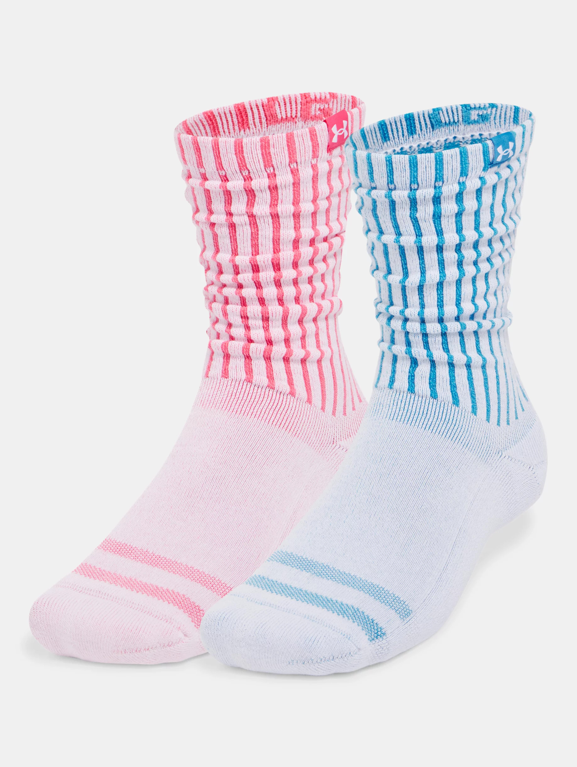 Unisex UA Sportstyle Cotton Scrunch 2-Pack Crew Socks - 3