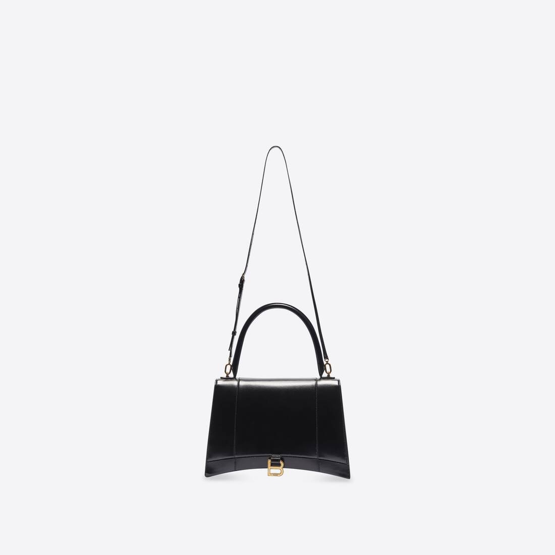 Women's Hourglass Medium Handbag Box in Black - 6