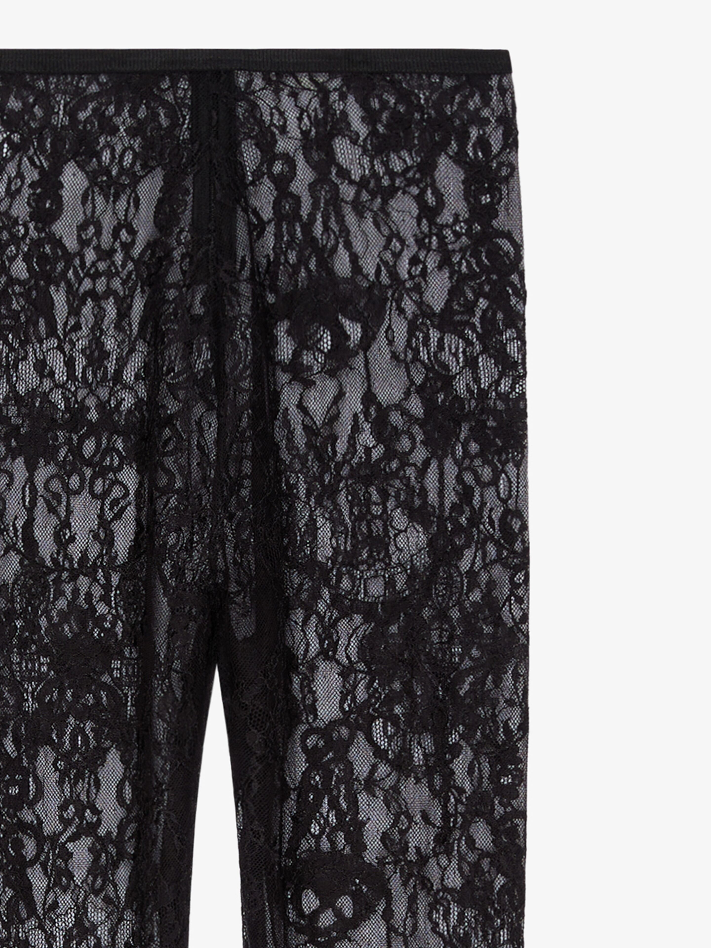 Givenchy LEGGINGS IN CHANDELIER LACE | REVERSIBLE