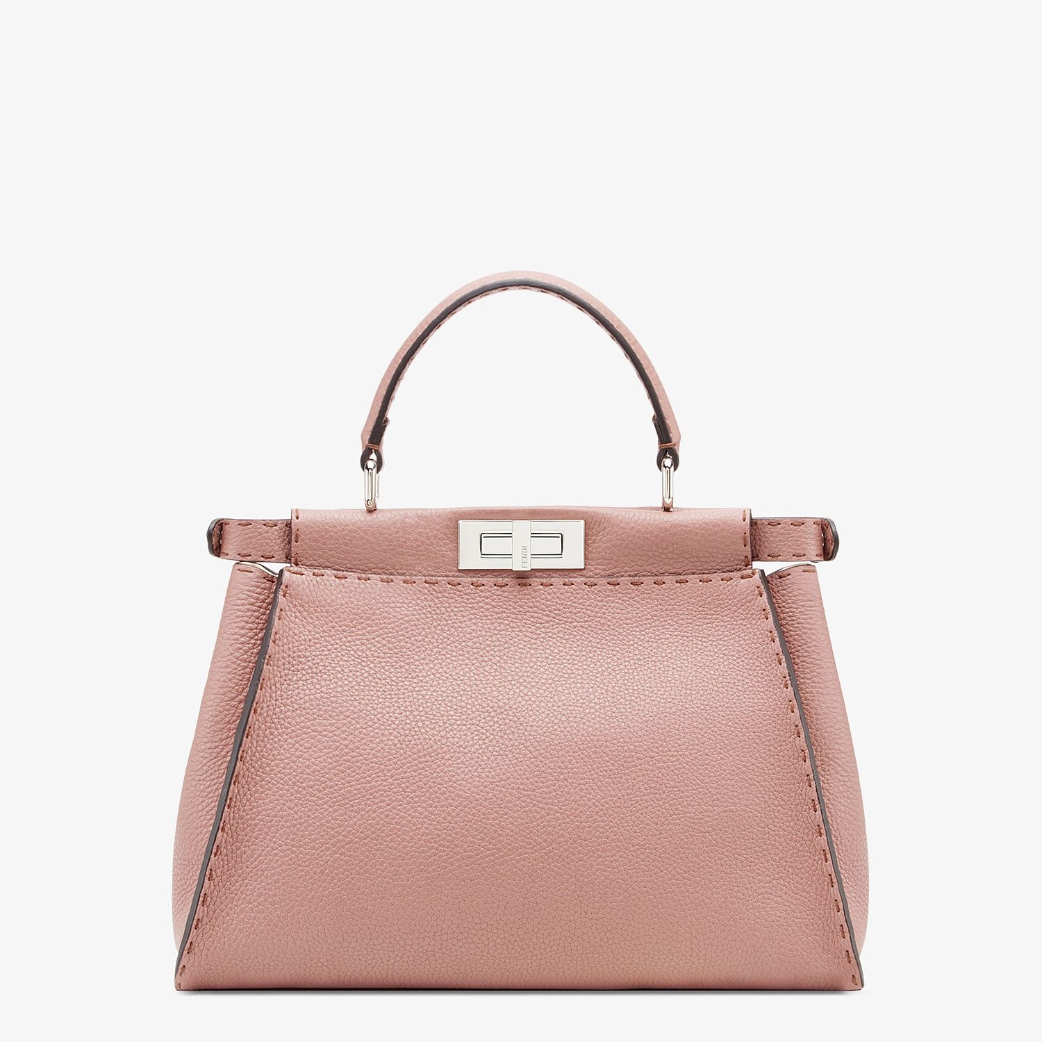 Pink leather bag - 4