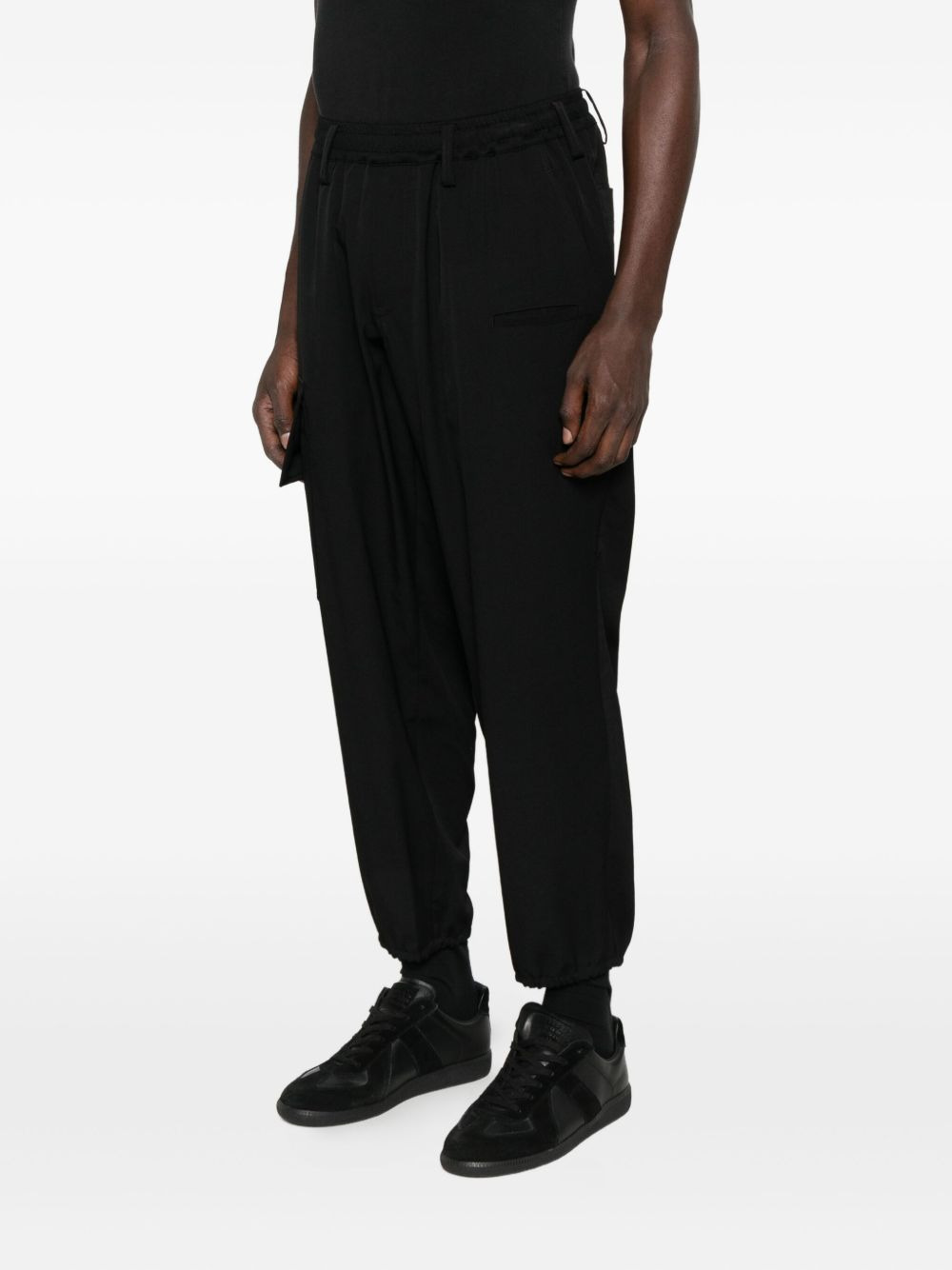 elasticated-cuff cargo pants - 3