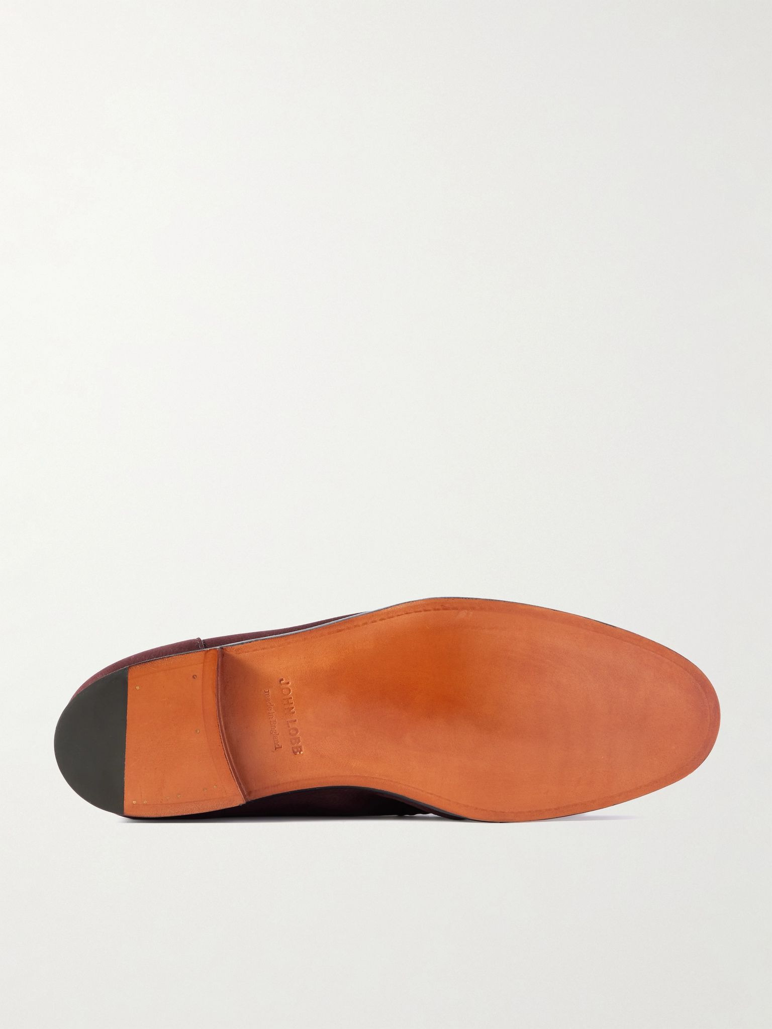 Bath Nubuck Loafers Burgundy - 3