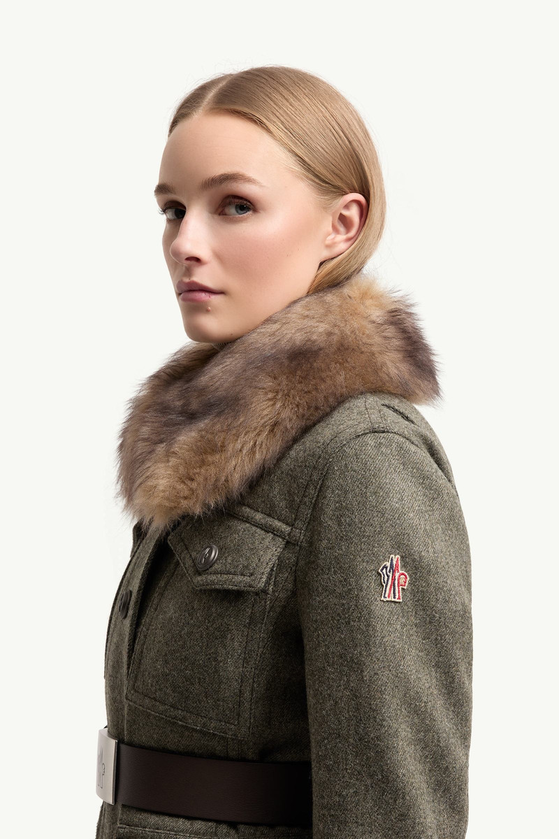 Devez Wool & Shearling-Trimmed Down Field Jacket 3