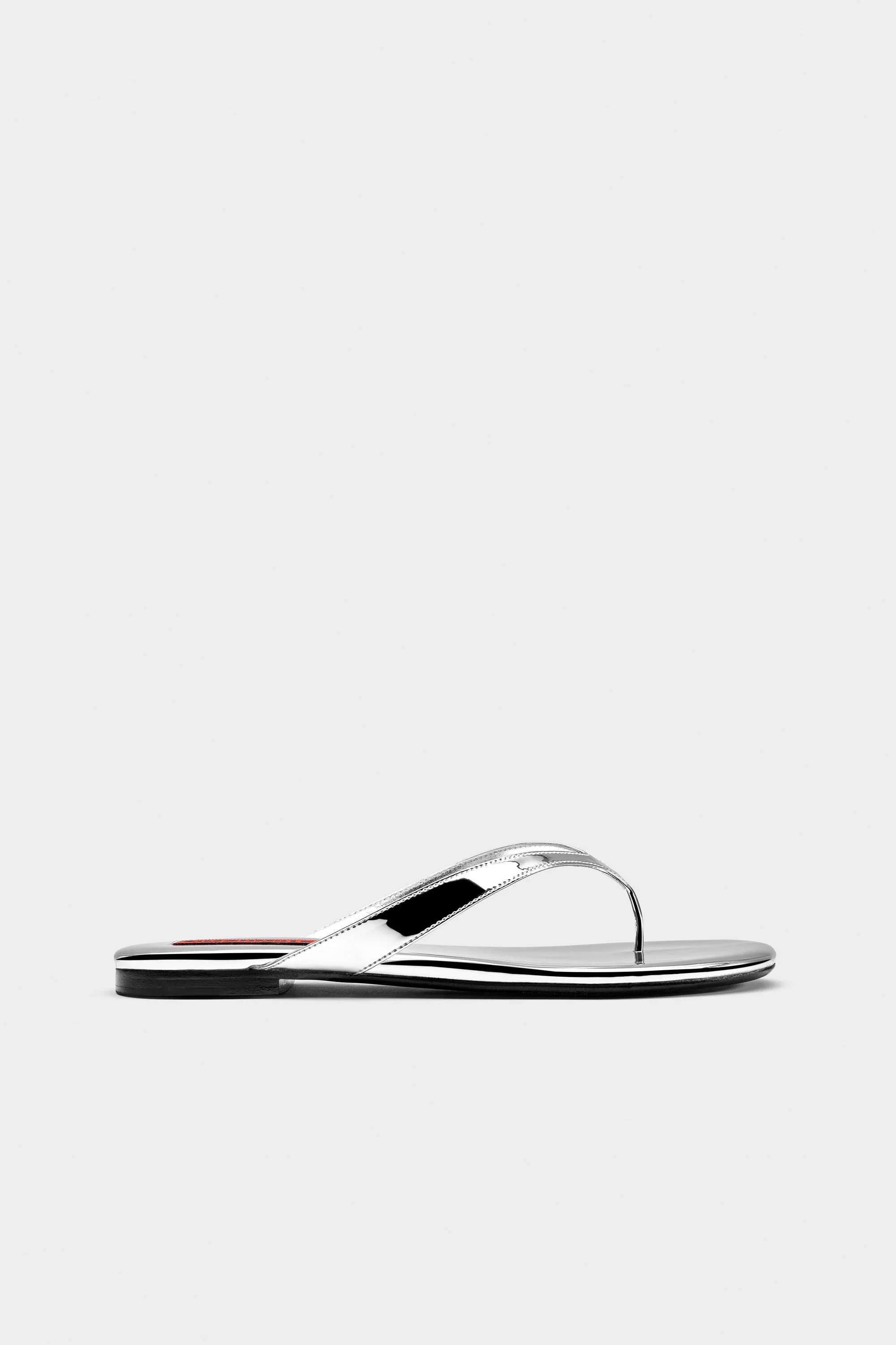 Riviera Thong Sandal In Silver - 1