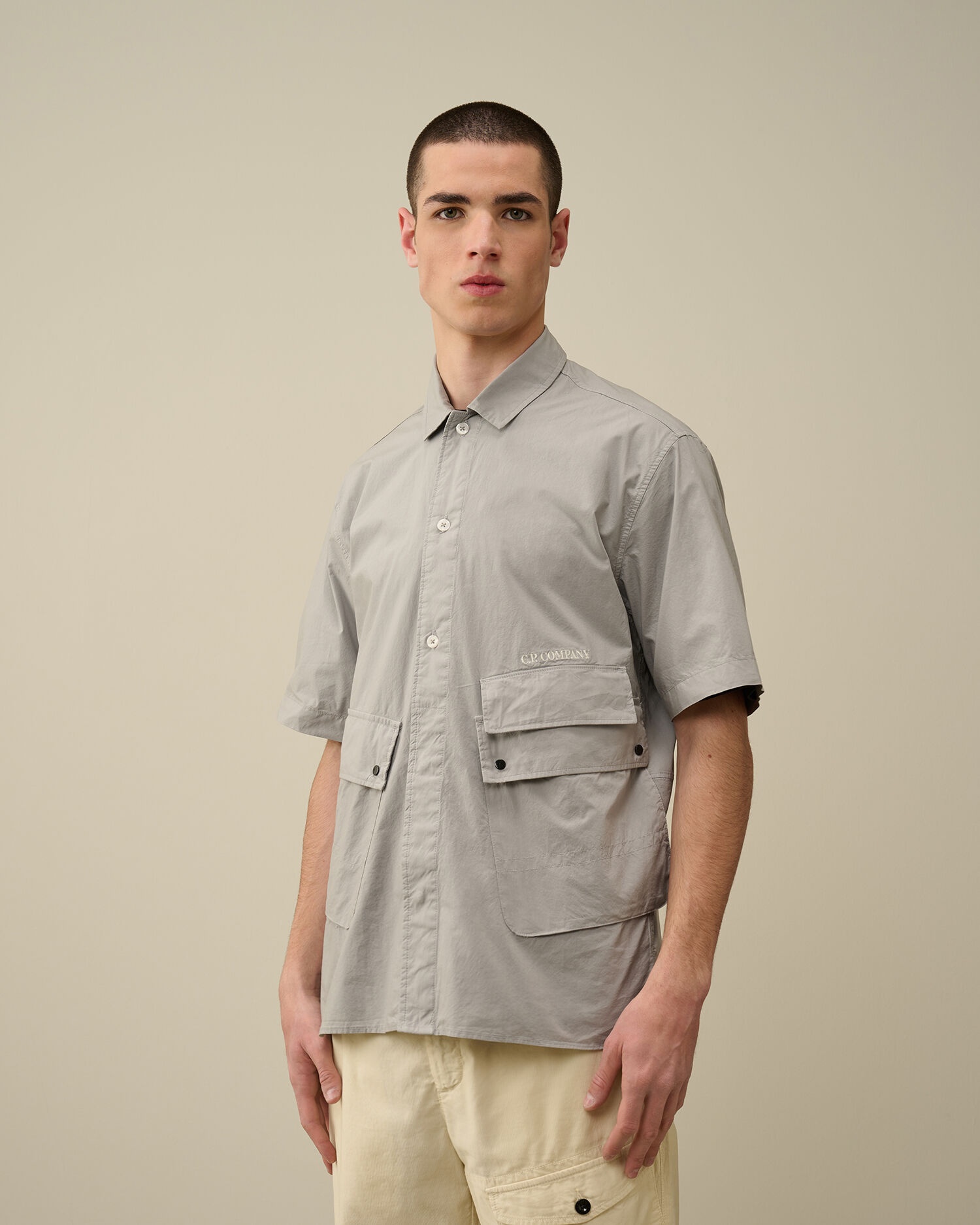 Cotton Popeline Pocket Shirt - 2