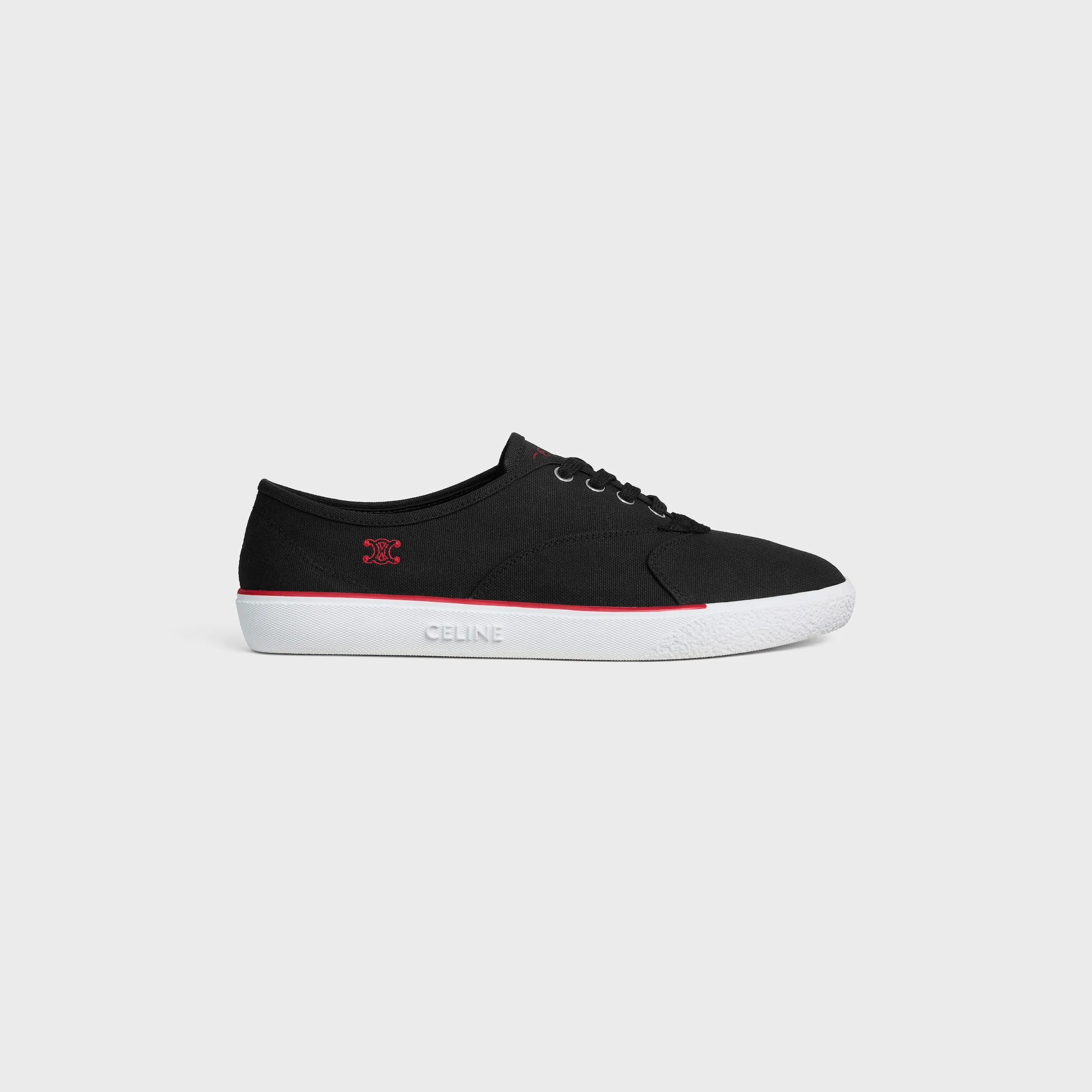 ALAN SNEAKER IN CANVAS AND SUEDE CALFSKIN - 1