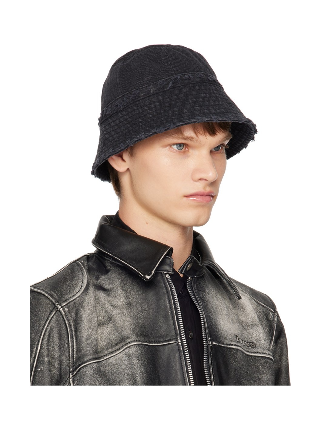 Black Largo Bucket Hat - 2