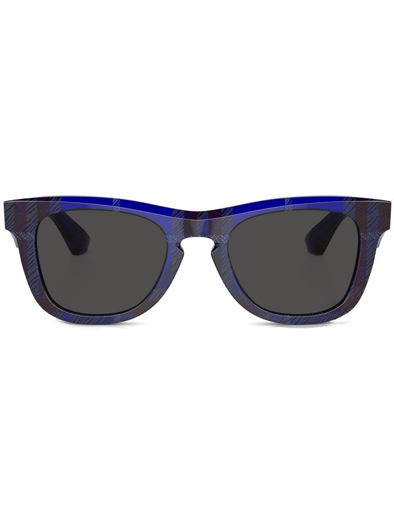 checkered square-frame sunglasses 1