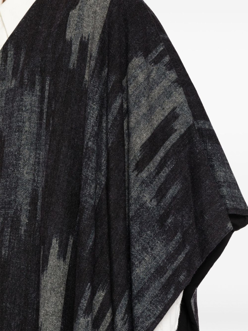 graphic-print textured asymmetric vest 5