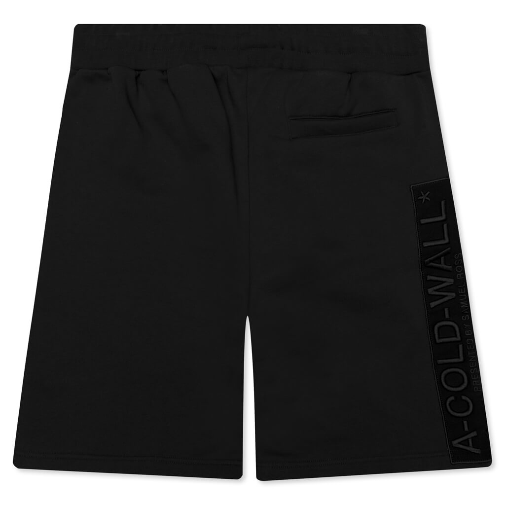 A-COLD-WALL LOGO EMBROIDERY SHORT - BLACK - 2