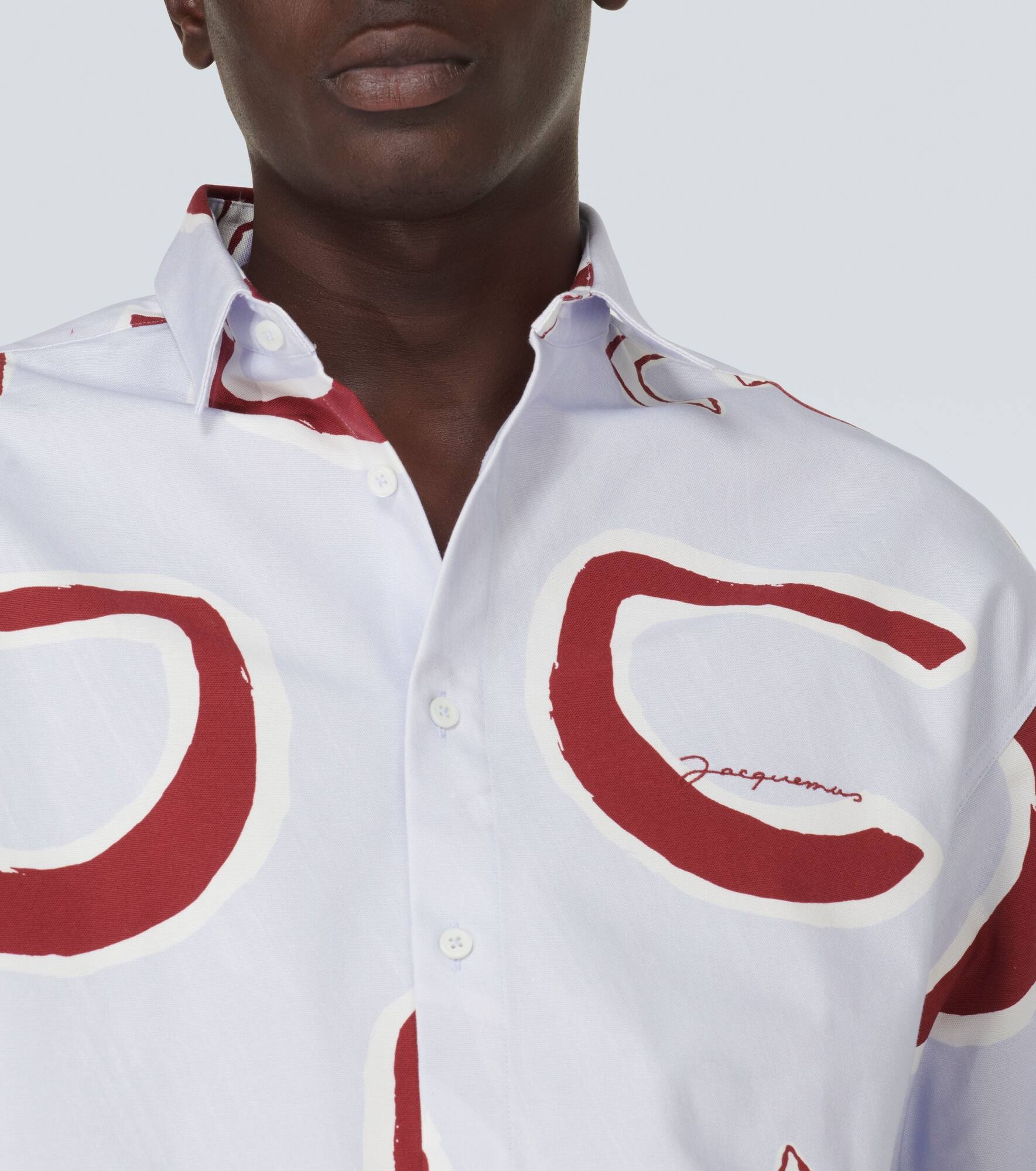Simon monogram cotton shirt - 6